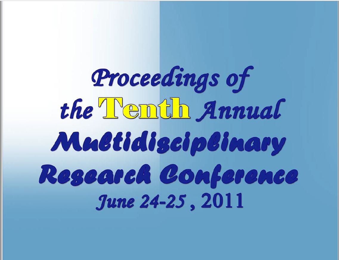 Proceeding of Tenth Annual Multidisciplinary Research Conference