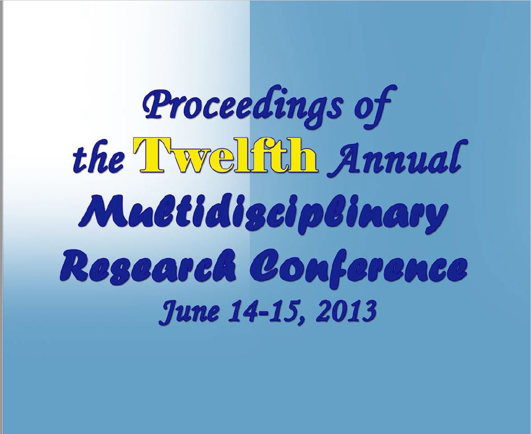 Proceeding of Twelfth Annual Multidisciplinary Research Conference